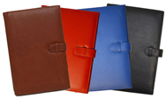 British Tan, Red, Blue & Black Leather Notebooks